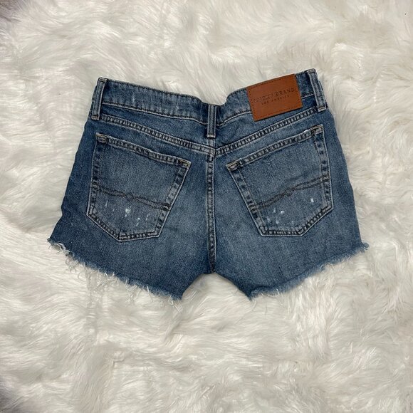 LUCKY BRAND Denim ripped shorts SIZE 0/25 - Picture 5 of 9